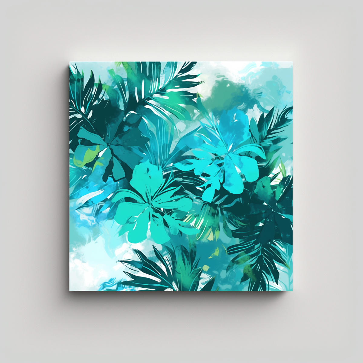 composici-n-fotograf-a-intenso-blanco-y-turquesa-atmosfera-neonoir-en-la-decoraci-n-de-cuadros