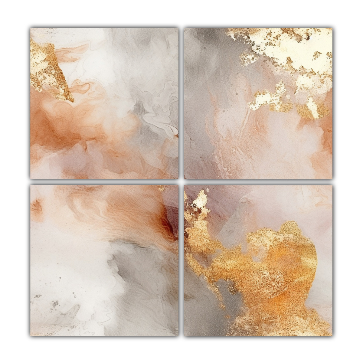 cuadriptico-calidos-pinturas-abstractas-de-decoraci-n-en-tonos-dorados-y-marrones-con-mezcla-de-pintura-met-lica-texturizada-