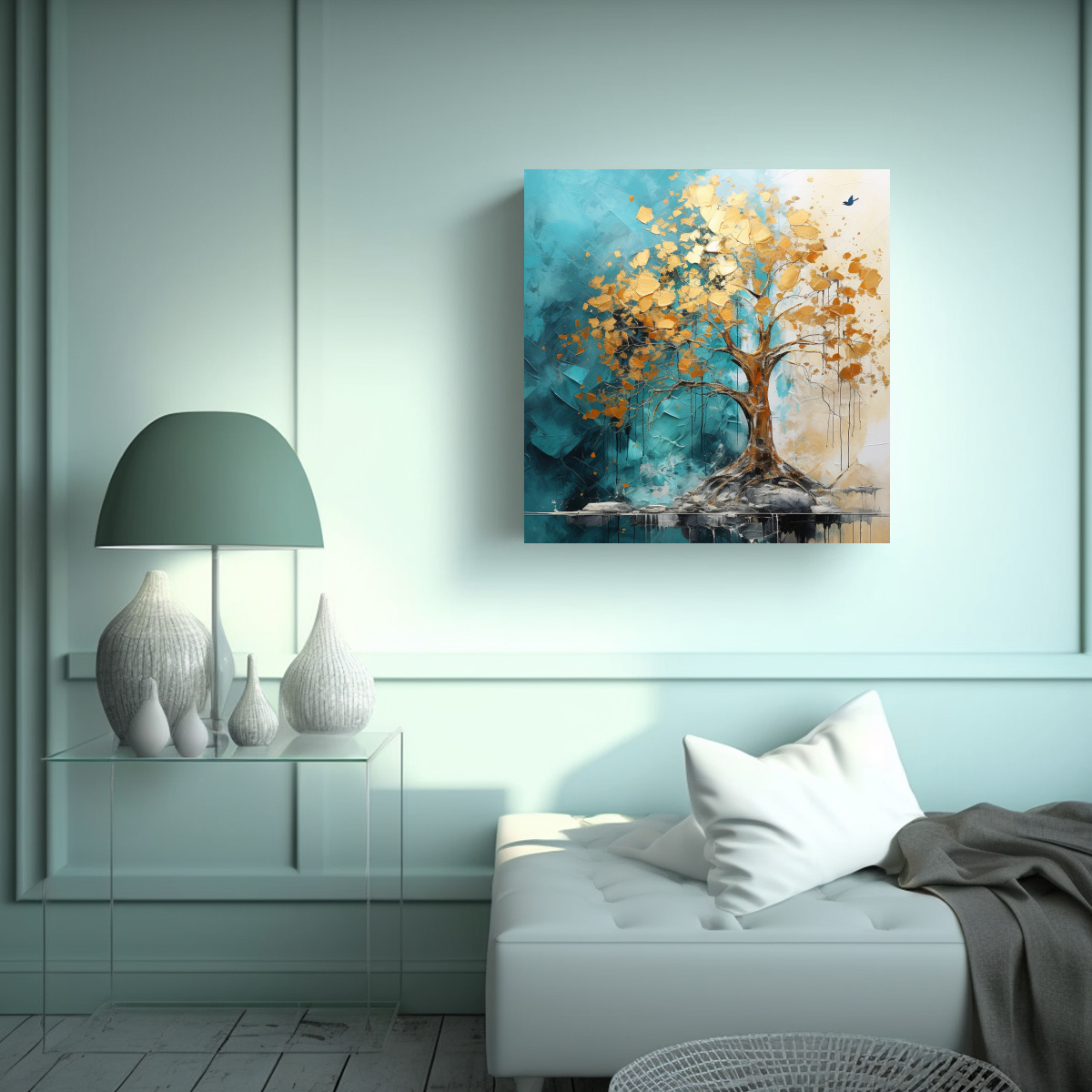 cuadro-abstracto-arte-de-pared-composici-n-equilibrada-rbol-de-kauri-turquesa-y-oro-1