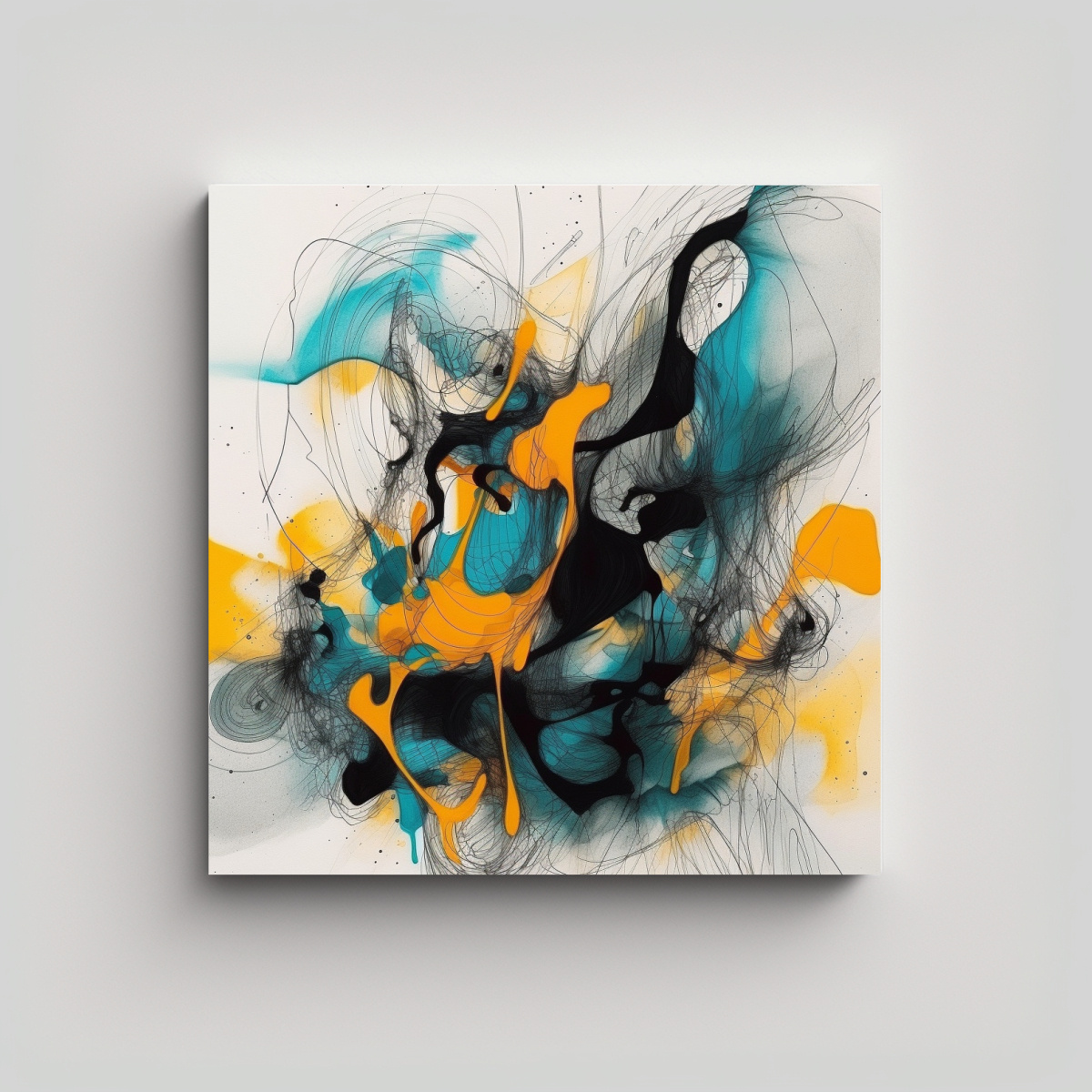 cuadro-abstracto-con-colores-amarillo-negro-y-turquesa