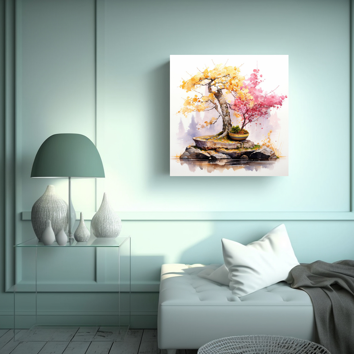 cuadro-abstracto-de-rbol-de-bons-i-de-abedul-en-colores-oro-y-rosa-estilo-galer-a-1