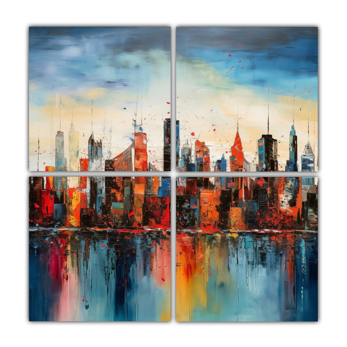 cuadro-abstracto-elegancia-nueva-york-skyline
