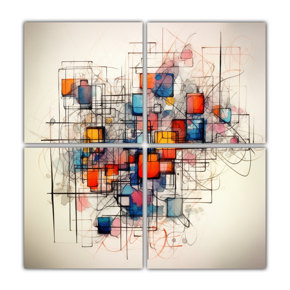 cuadro-abstracto-estilo-galer-a-con-forma-cuadrada-y-garabato