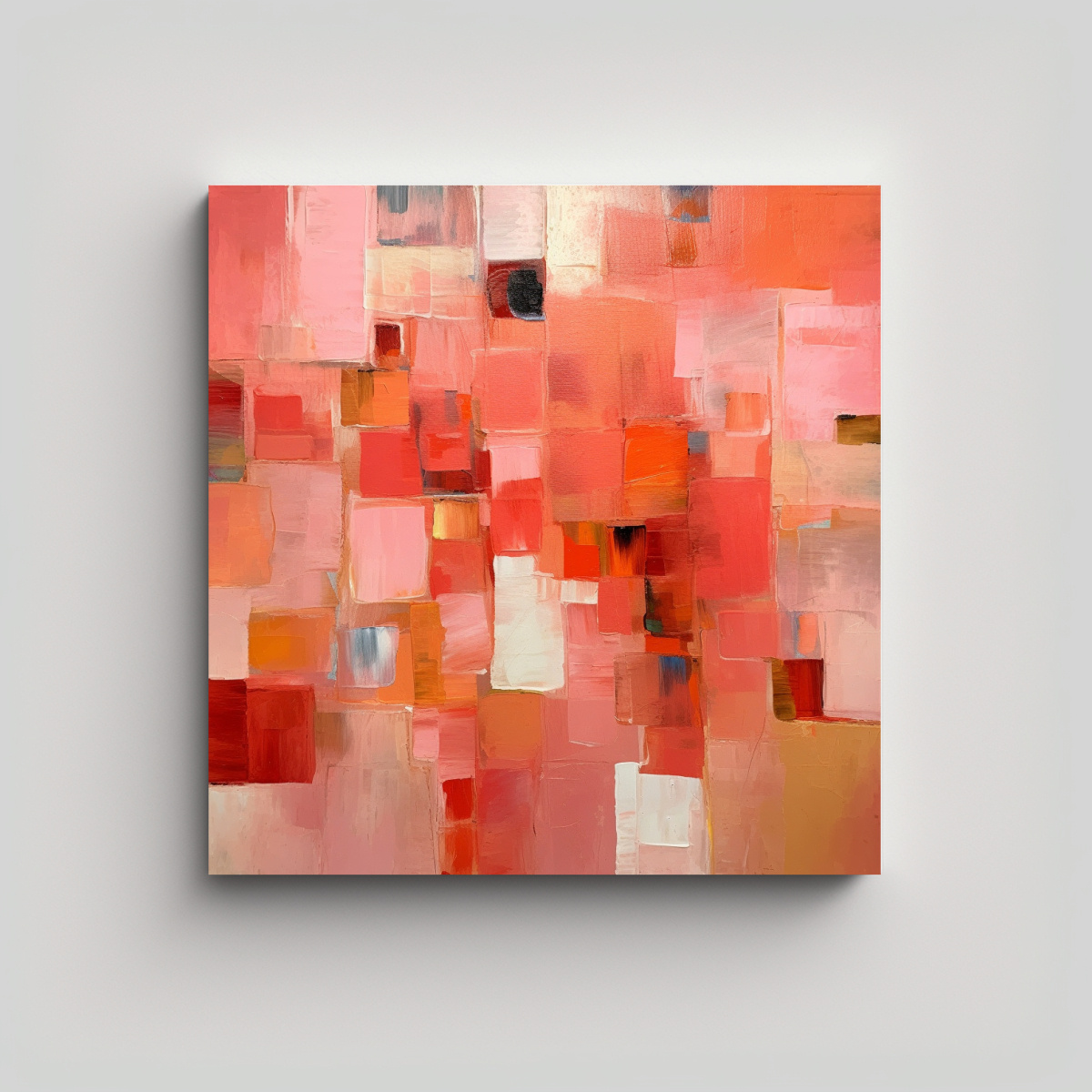 cuadro-abstracto-juvenil-en-tela-sublimada-con-cuadrados-rojos-durazno