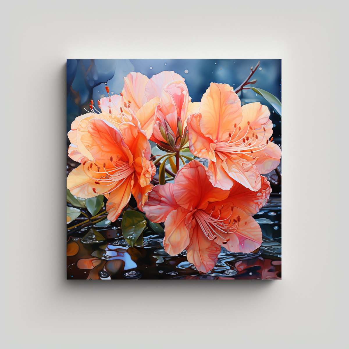 cuadro-abstracto-lienzo-impreso-flores-naranjas-rhododendron
