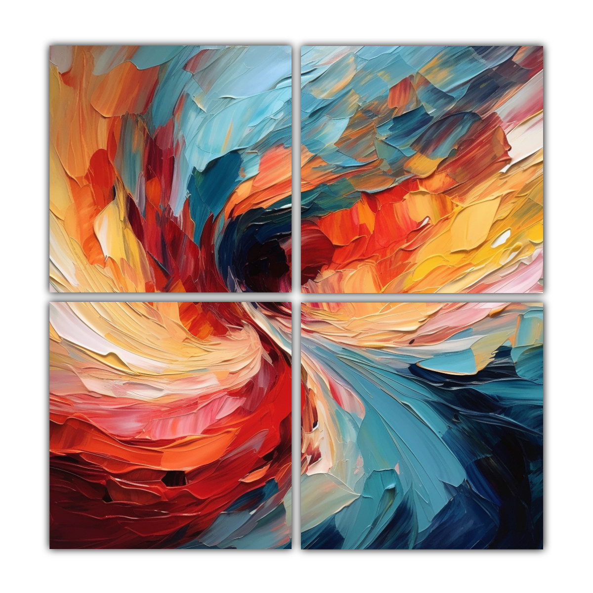 cuadro-abstracto-original-arte-expresivo-de-cuatro-composiciones