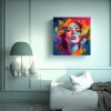 cuadro-abstracto-para-sala-con-retrato-de-mujer-usando-colores-vibrantes-1