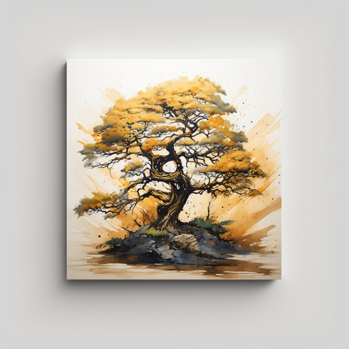 cuadro-colores-llamativo-a-cedar-tree-oro-y-negro-pintura-abstracta-con-agua
