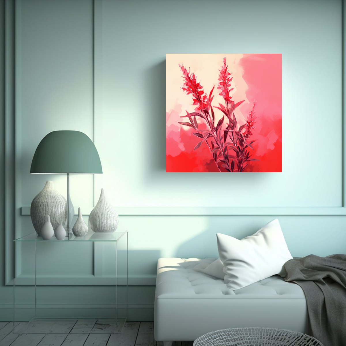 cuadro-cuadrado-impresionante-con-hierbas-de-salvia-en-colores-rojos-ambiente-neonoir-estilo-neo-pop-ar-1