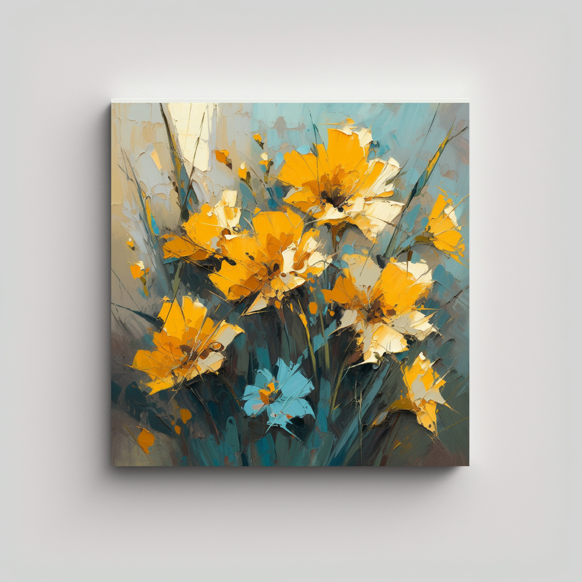 cuadro-de-flores-amarillas-y-turquesas-para-decoraci-n