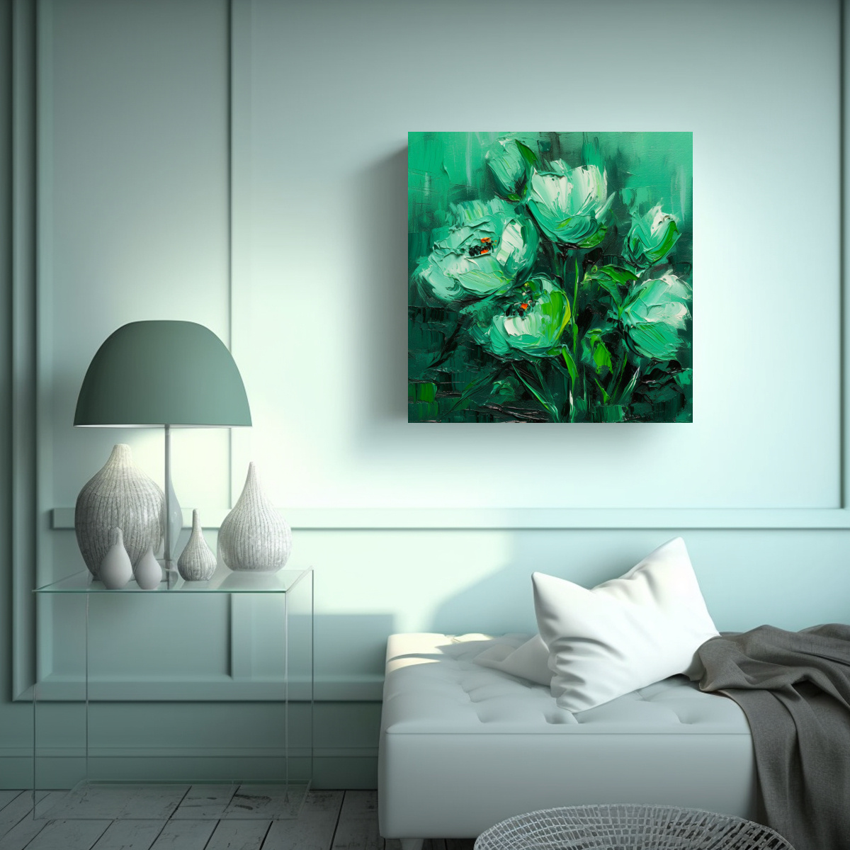 cuadro-de-flores-verdes-para-decorar-oficina-en-estilo-pintura-sobre-lienzo-1