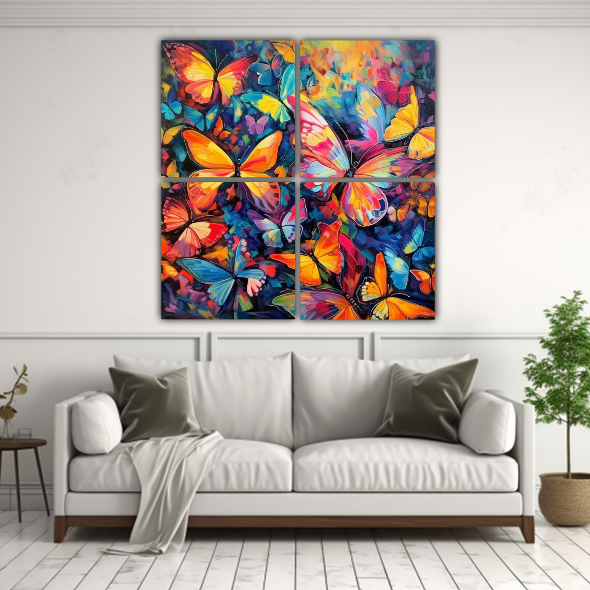 cuadro-de-mariposas-en-bastidor-con-escena-espectacular-y-colores-vivos-911-1