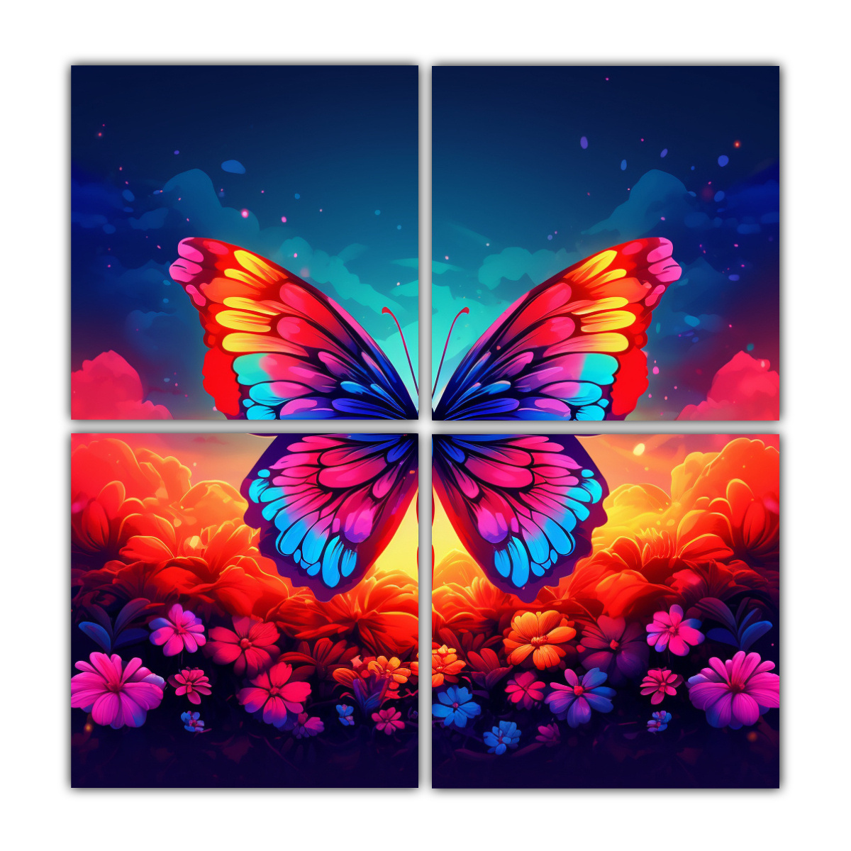 cuadro-de-pared-cuadrado-con-mariposa-arco-ris-nica-en-colores-ne-n-vibrantes