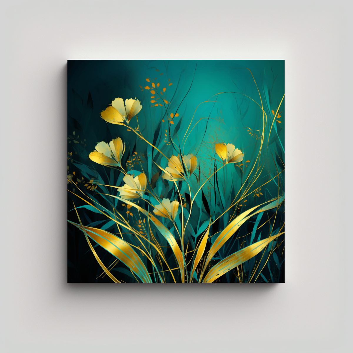 cuadro-de-sal-n-a-hierbas-de-limoncillo-en-colores-turquesa-y-oro-neonoir