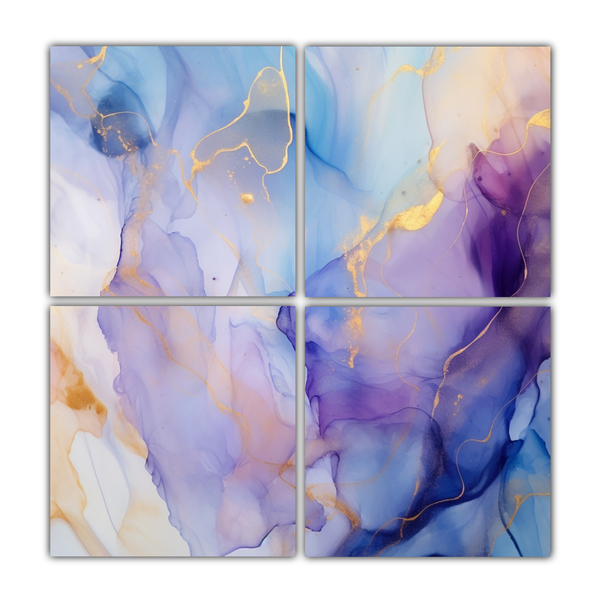 cuadro-de-tela-abstracto-en-tonos-morados-y-azules-sobre-fondo-blanco