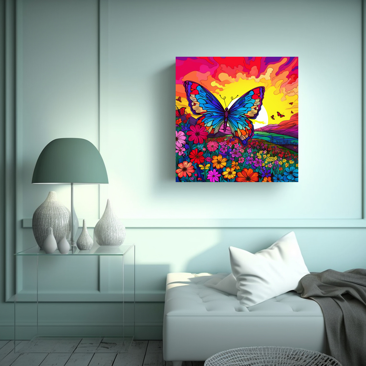 cuadro-de-tela-de-mariposa-arco-iris-con-colores-vibrantes-y-dibujo-manual-1