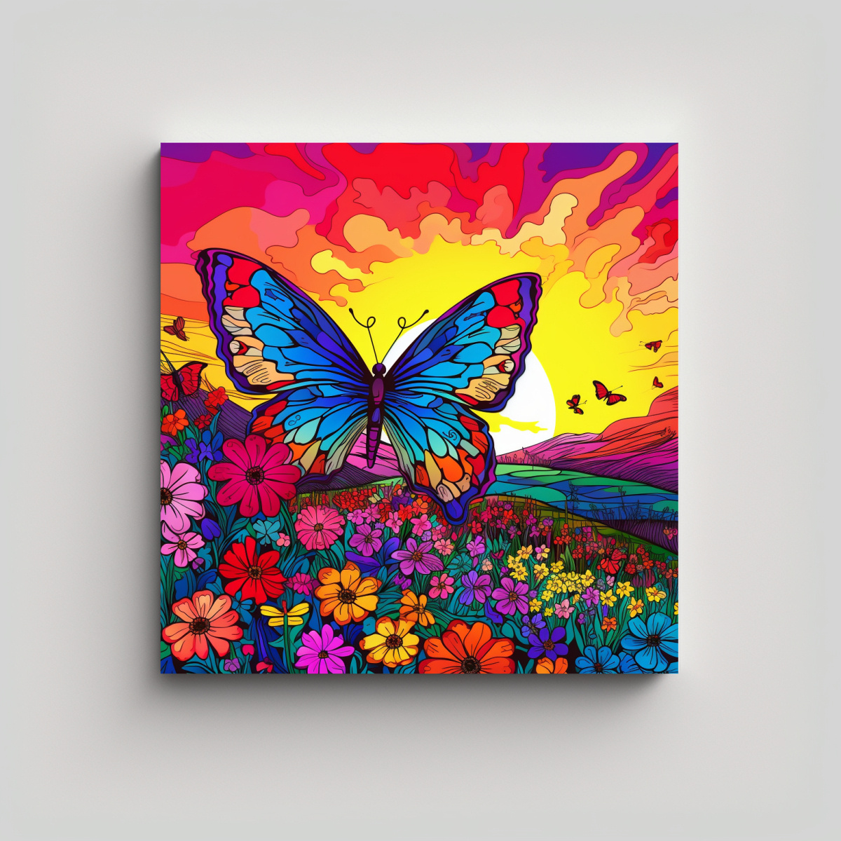 cuadro-de-tela-de-mariposa-arco-iris-con-colores-vibrantes-y-dibujo-manual