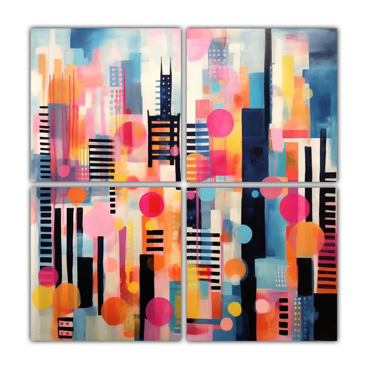 cuadro-de-una-ciudad-con-colores-diferentes-en-cuadros-de-tela