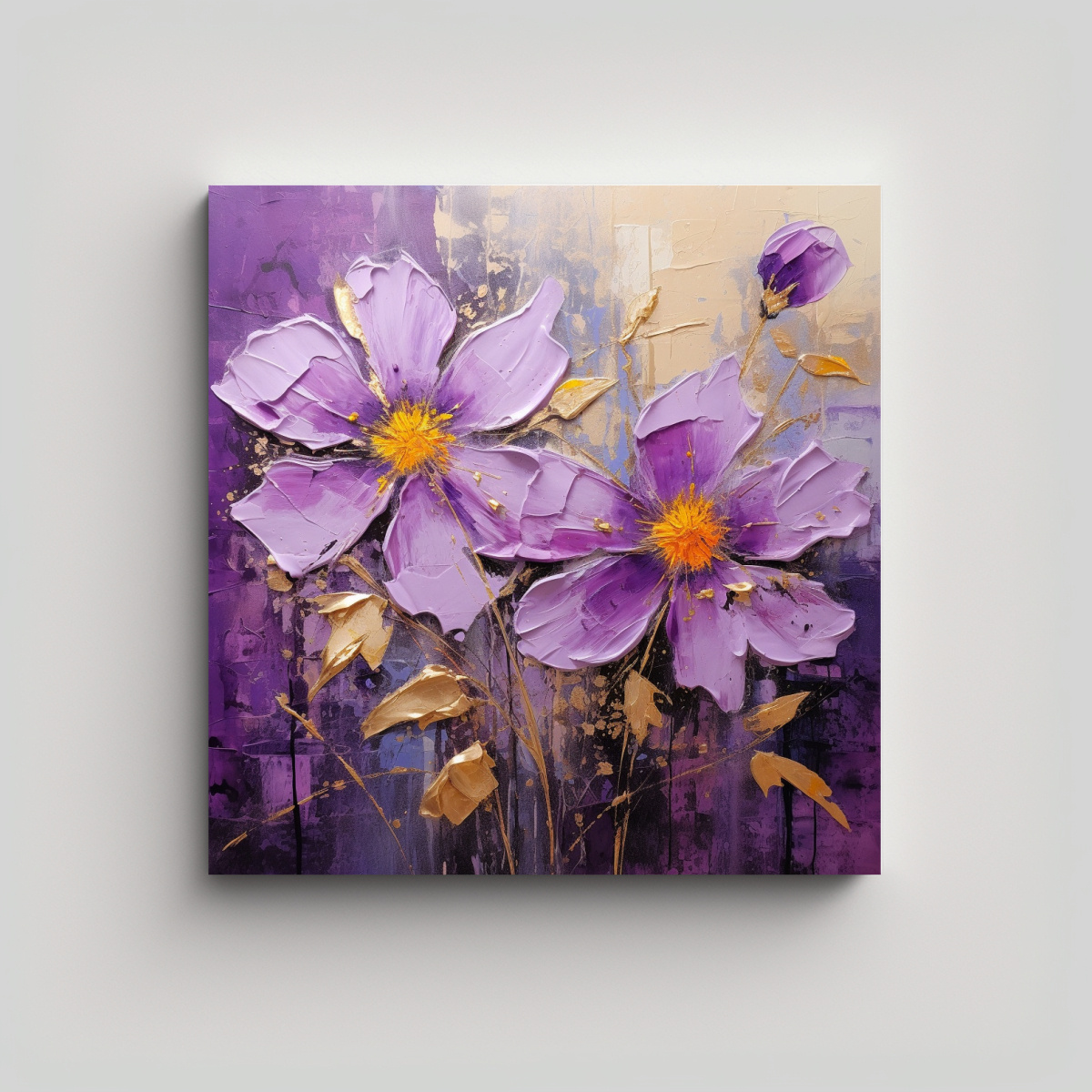 cuadro-decoraci-n-naturaleza-viva-pintura-de-flores-en-tonos-p-rpura-y-dorado-en-lienzo