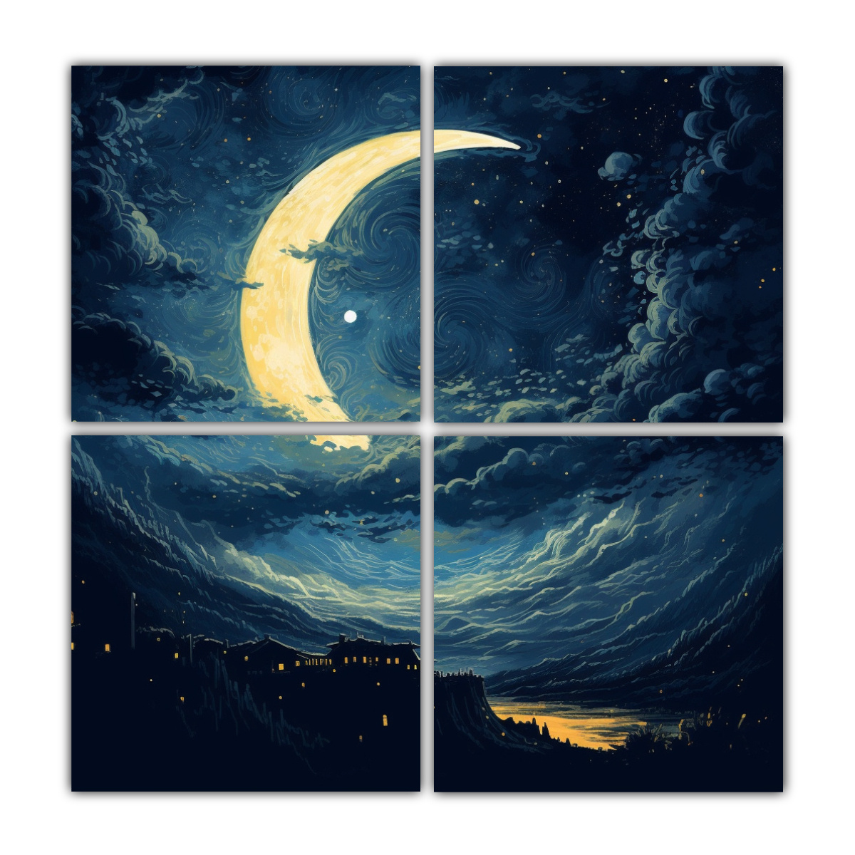 cuadro-decorativo-calidos-alegre-noche-luna-cielo-cuadro