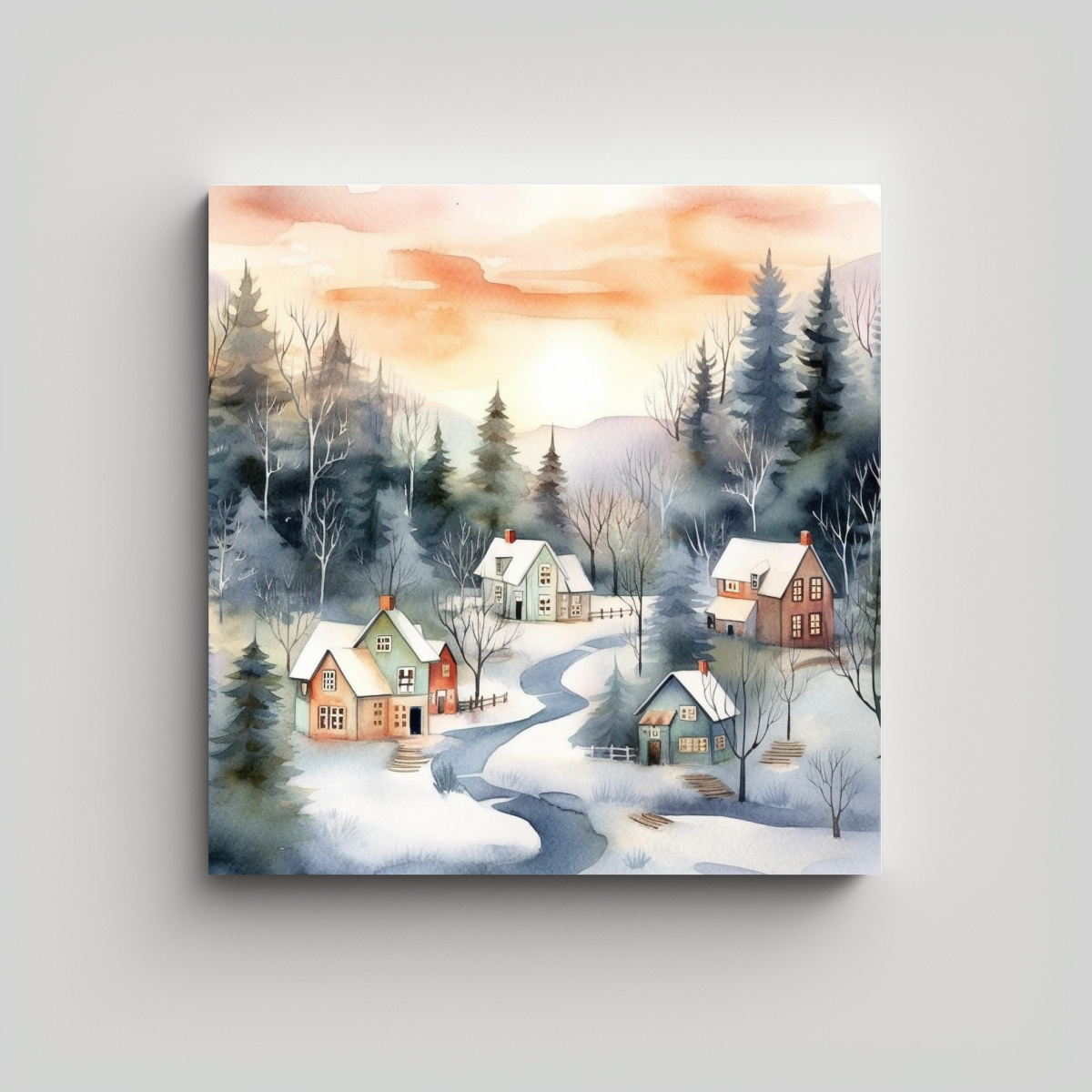 cuadro-decorativo-con-cuadro-acuarela-de-invierno-tranquilo-en-reb