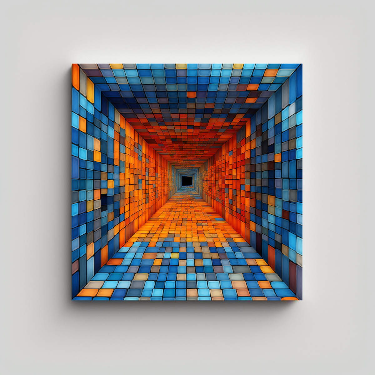 cuadro-decorativo-moderno-de-poder-con-cuadrados-conc-ntricos-azul-y-naranja