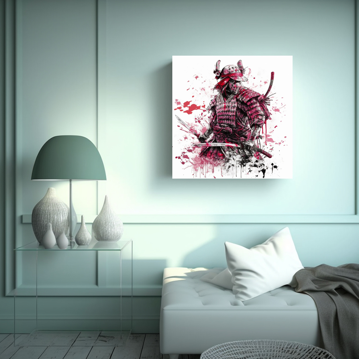 cuadro-digital-de-dise-o-cl-sico-de-un-samur-i-en-un-fondo-blanco-arte-de-pared-1