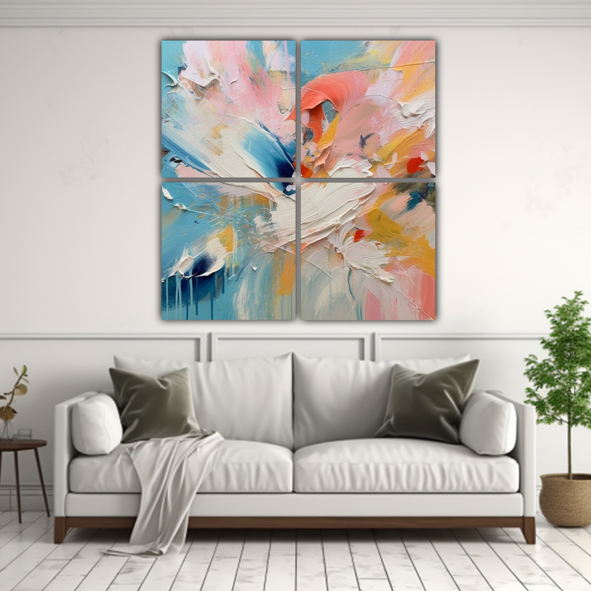 cuadro-en-bastidor-con-cuatro-hermosas-telas-pintadas-al-leo-con-colores-suaves-y-pinceladas-fuertes-1