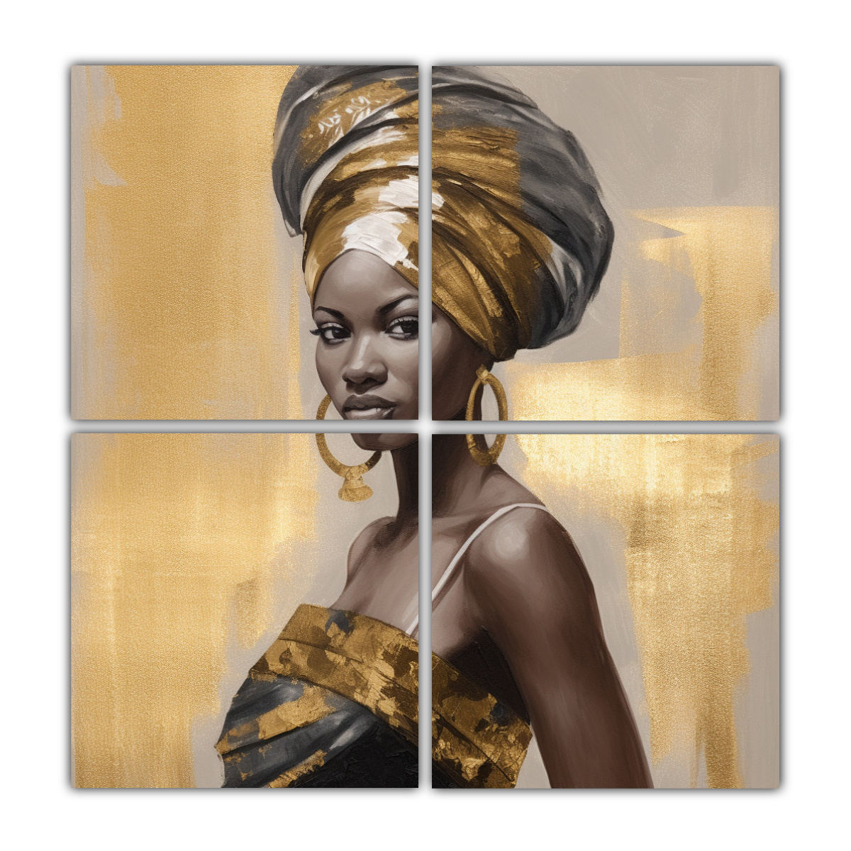 cuadro-en-bastidor-impreso-de-mujer-africana-con-turbante