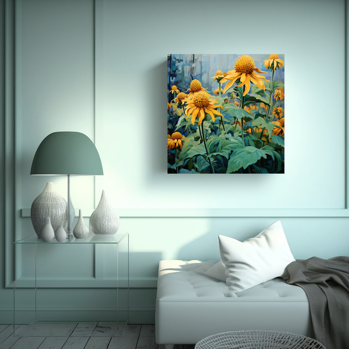 cuadro-espectacular-jerusalem-artichoke-flowers-pintura-abstracta-1