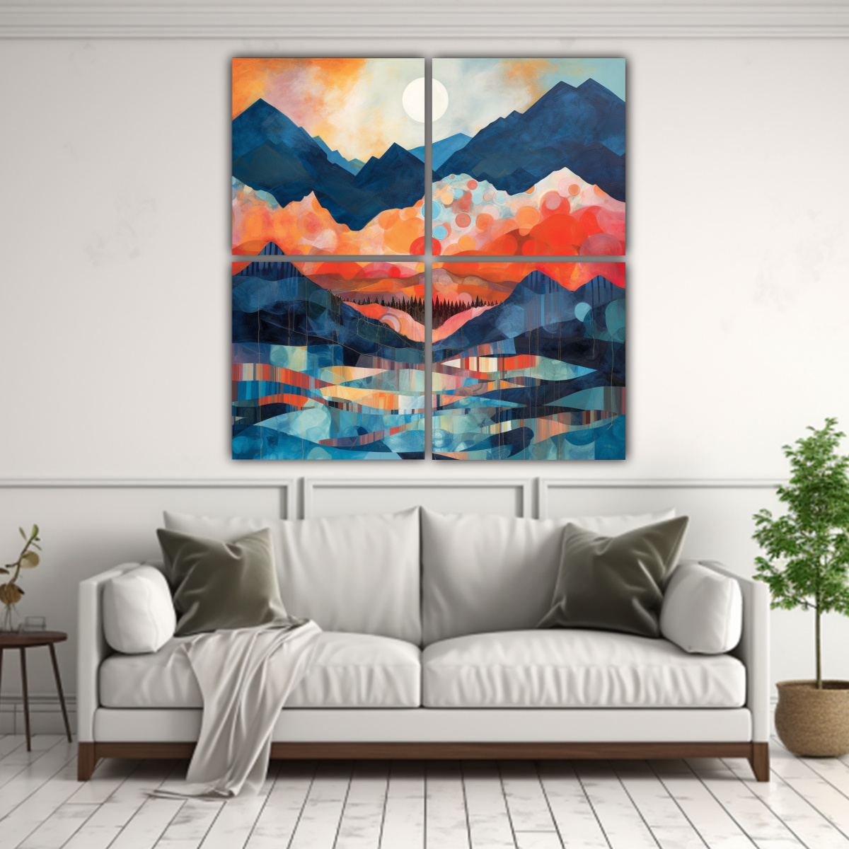 cuadro-fantas-a-composiciones-de-monta-as-y-lagos-en-tonos-naranjas-1