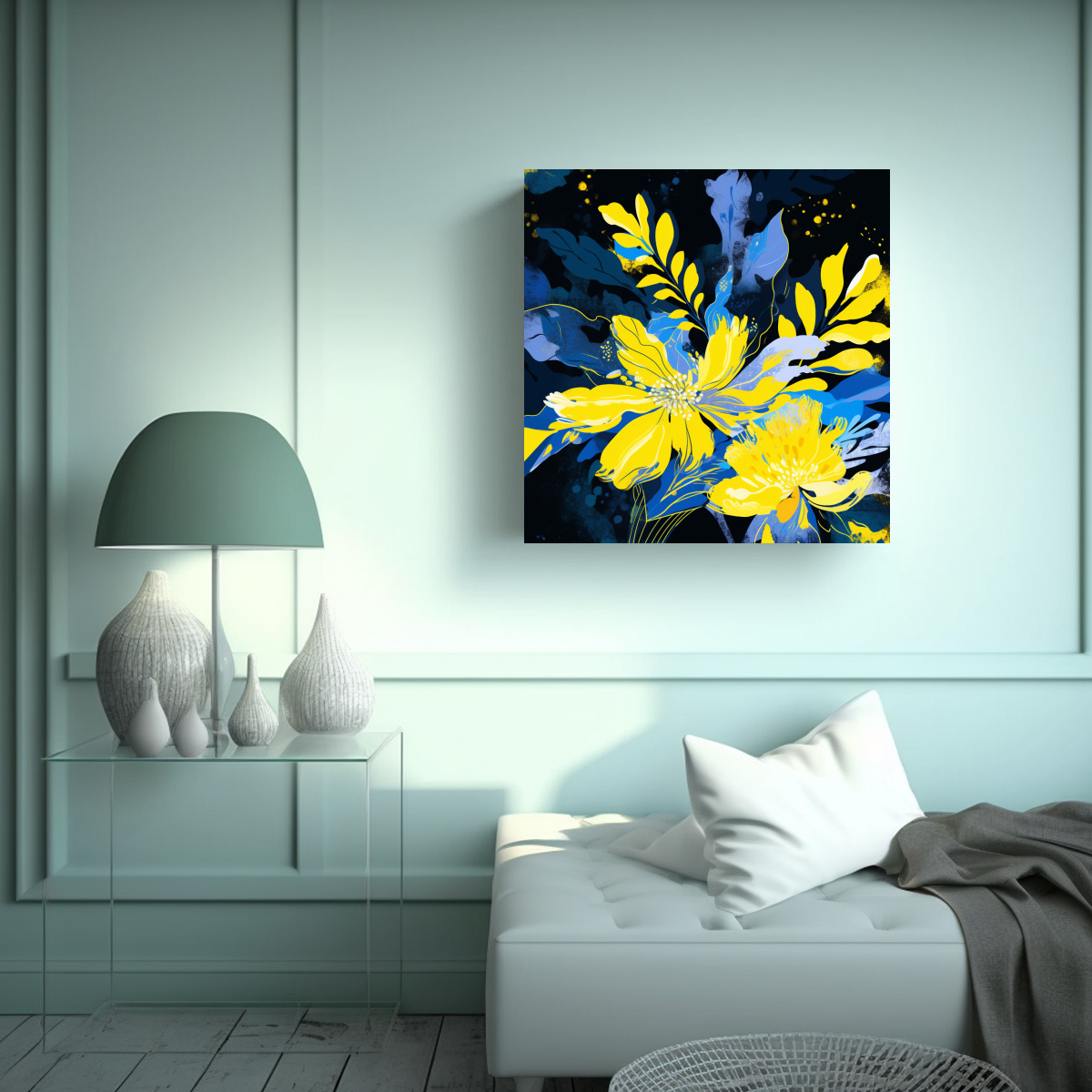 cuadro-imagen-pop-art-amarillo-y-azul-atmosfera-neonoir-al-estilo-decorativo-1