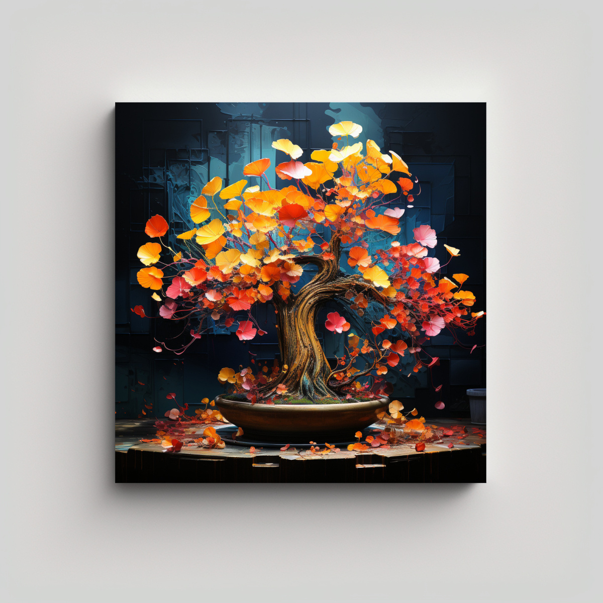 cuadro-impreso-ginkgo-biloba-bons-i-en-rojo-y-naranja-neo