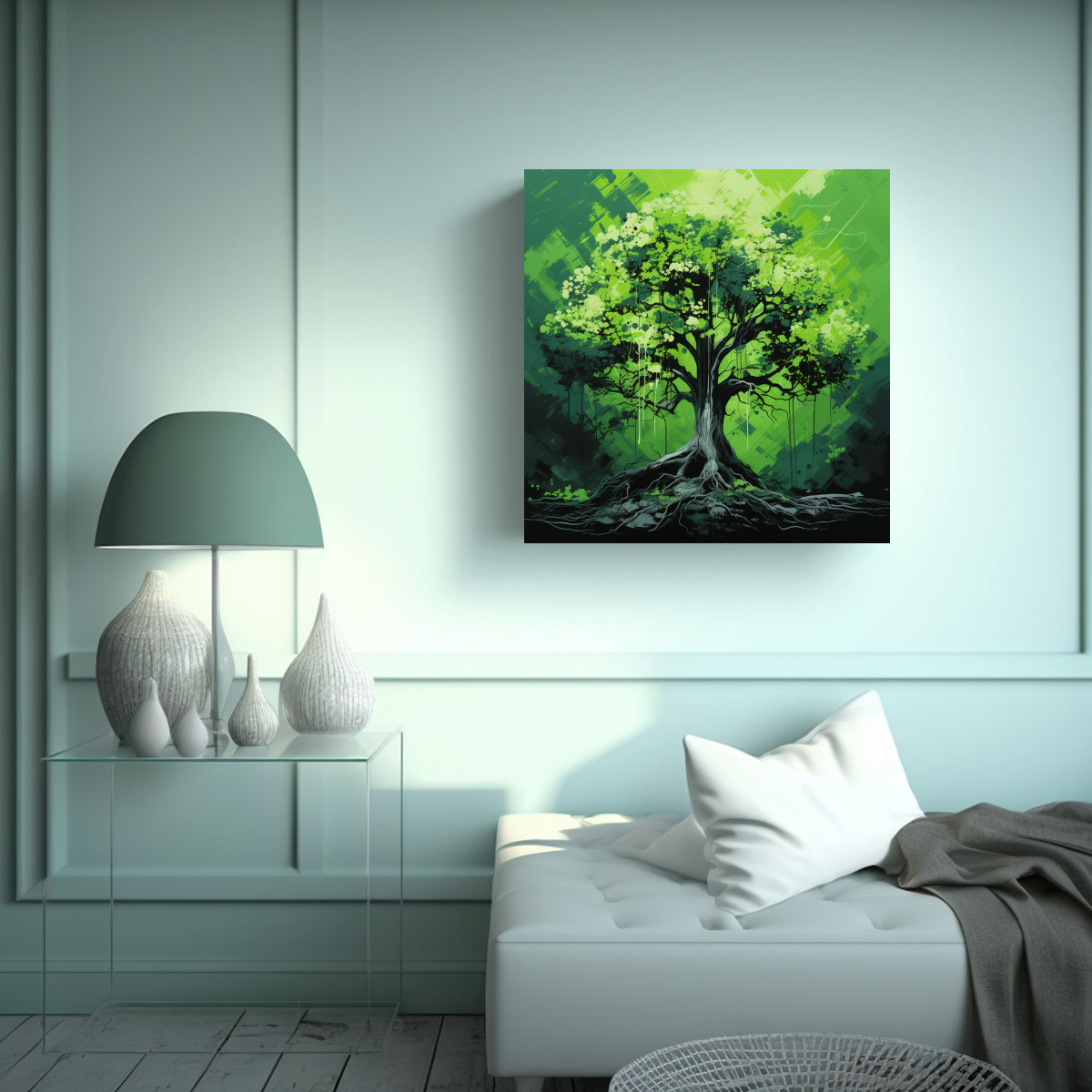 cuadro-moderno-de-tela-en-bastidor-con-colores-vibrantes-banyan-tree-en-tonos-verde-y-negro-ambiente-neonoir-1