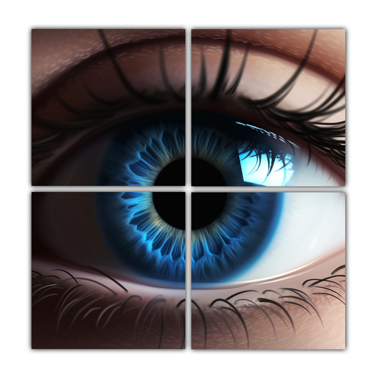 cuadro-moderno-escena-ojo-azul-oscuro-realista-sobre-fondo-oscuro