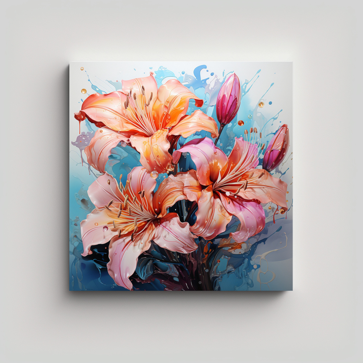 cuadro-modernos-est-tica-flores-de-lirios-en-turquesa-y-rosa-pintura-abstracta