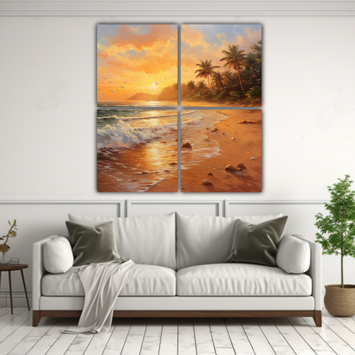 cuadro-vanguardia-exuberantes-playa-con-suaves-olas-acantilados-distantes-y-palmeras-1