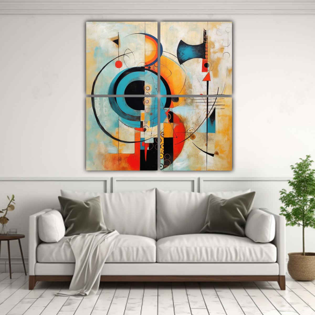cuadros-abstractos-basados-en-s-mbolos-para-decorar-el-hogar-1