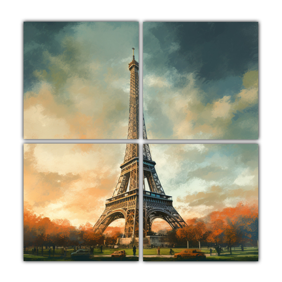 cuadros-abstractos-en-bastidor-de-madera-de-la-torre-eiffel-