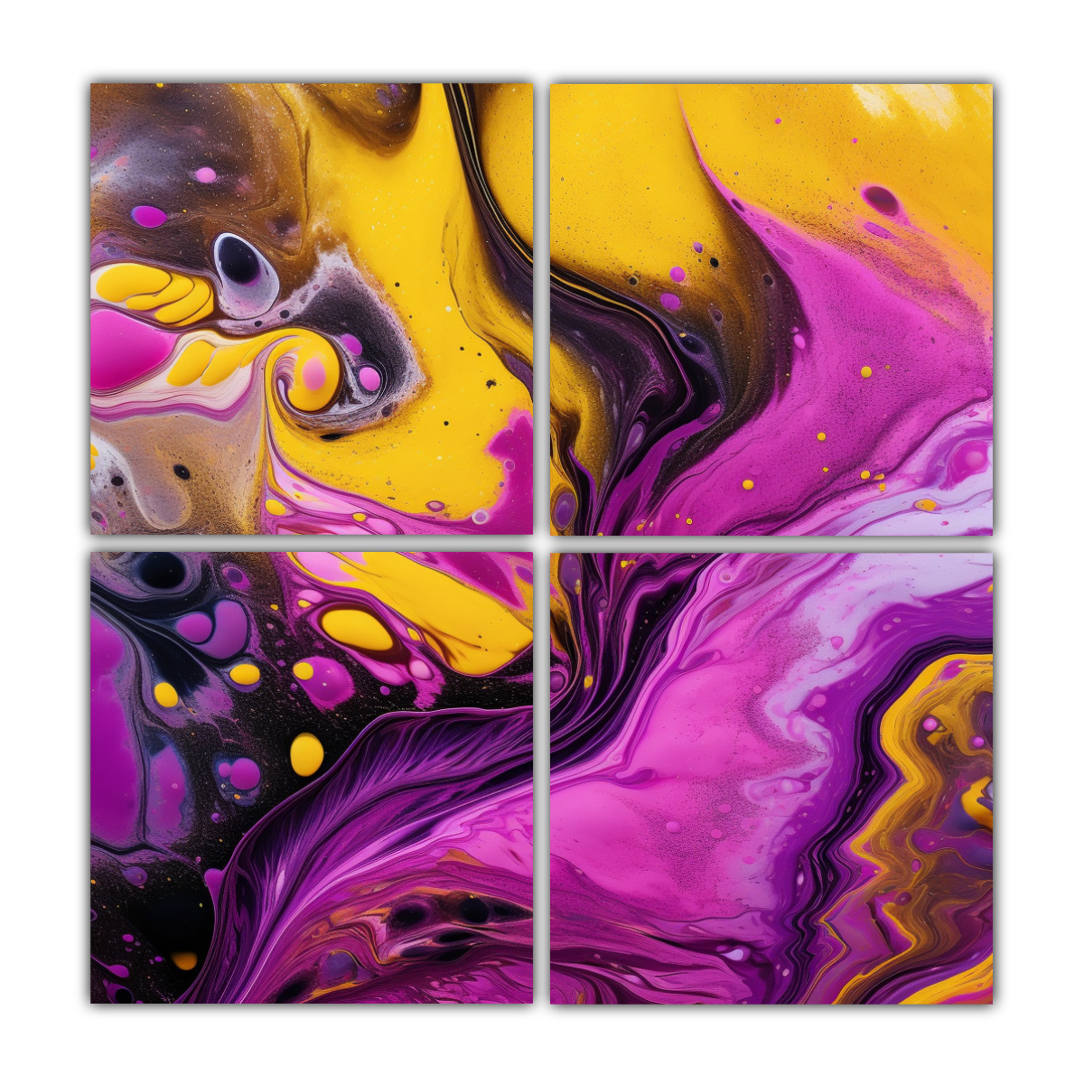 cuadros-abstractos-l-quidos-con-textura-en-rosa-amarillo-y-negro-para-decorar-tu-habitaci-n