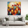 cuadros-coloridos-paisaje-semi-abstracto-casas-alegres-1