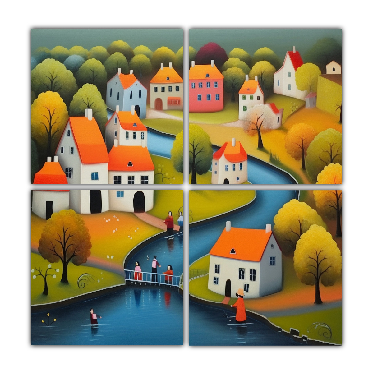 cuadros-creativa-estrellados-en-un-pueblo-tradicional