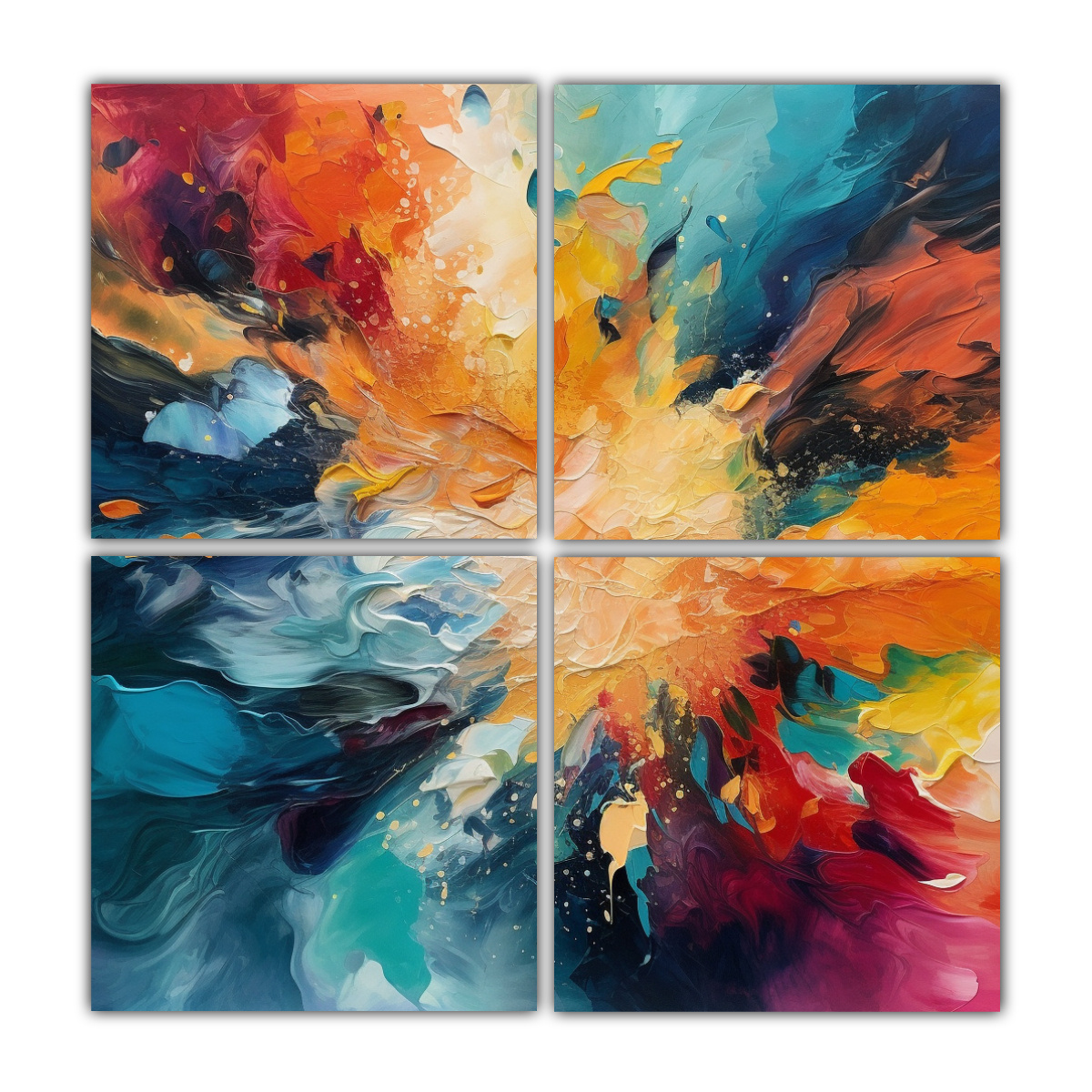 cuadros-de-pared-modernos-con-personalidad-pintura-abstracta-en-diversos-colores-