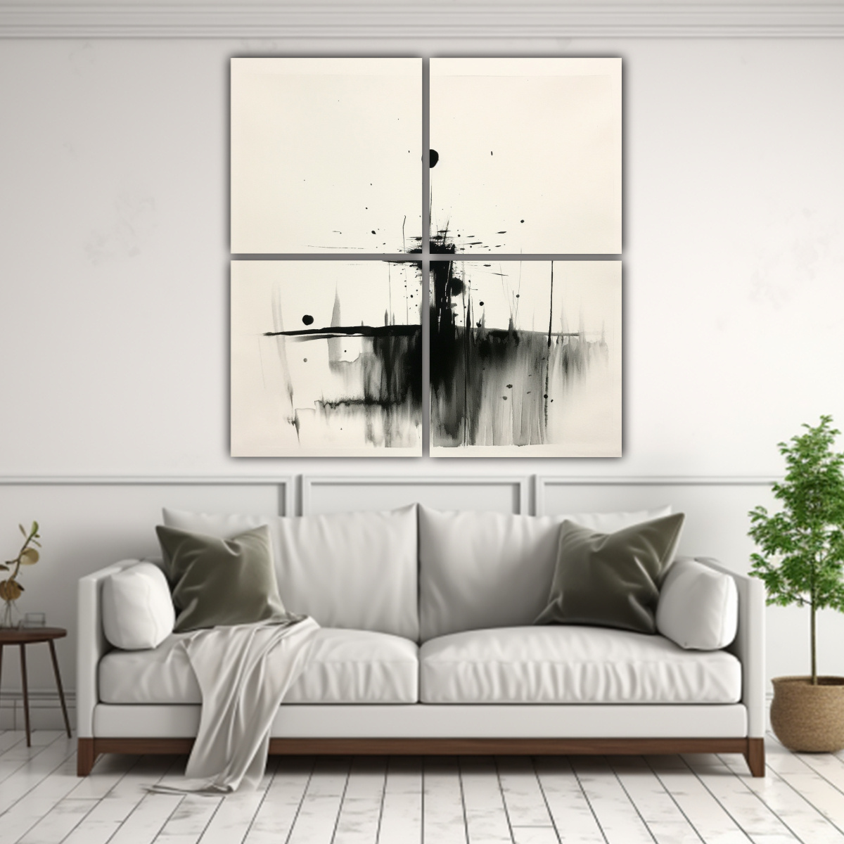 cuadros-decorativos-comedor-abstractos-japoneses-de-tinta-negra-audaces-y-rugosos-1