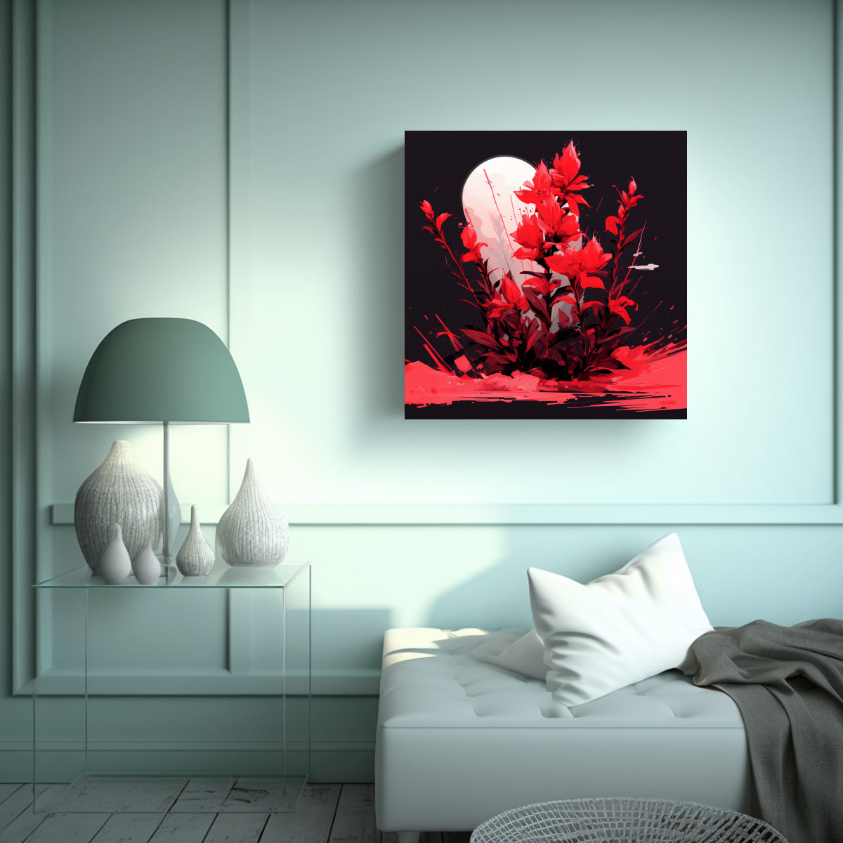 cuadros-decorativos-de-hierbas-de-salvia-en-colores-rojos-con-atm-sfera-neonoir-y-estilo-neo-pop-moderno-1