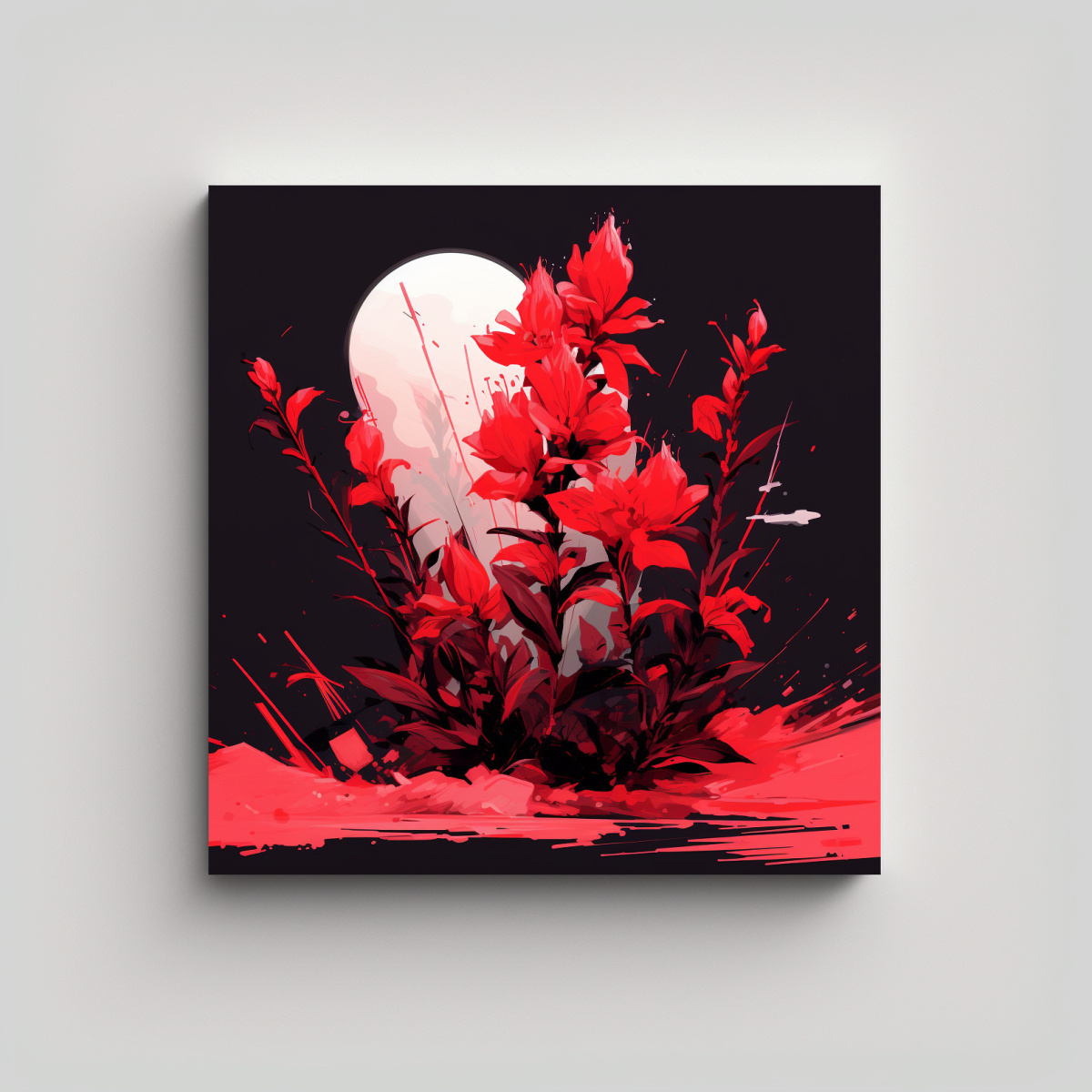 cuadros-decorativos-de-hierbas-de-salvia-en-colores-rojos-con-atm-sfera-neonoir-y-estilo-neo-pop-moderno