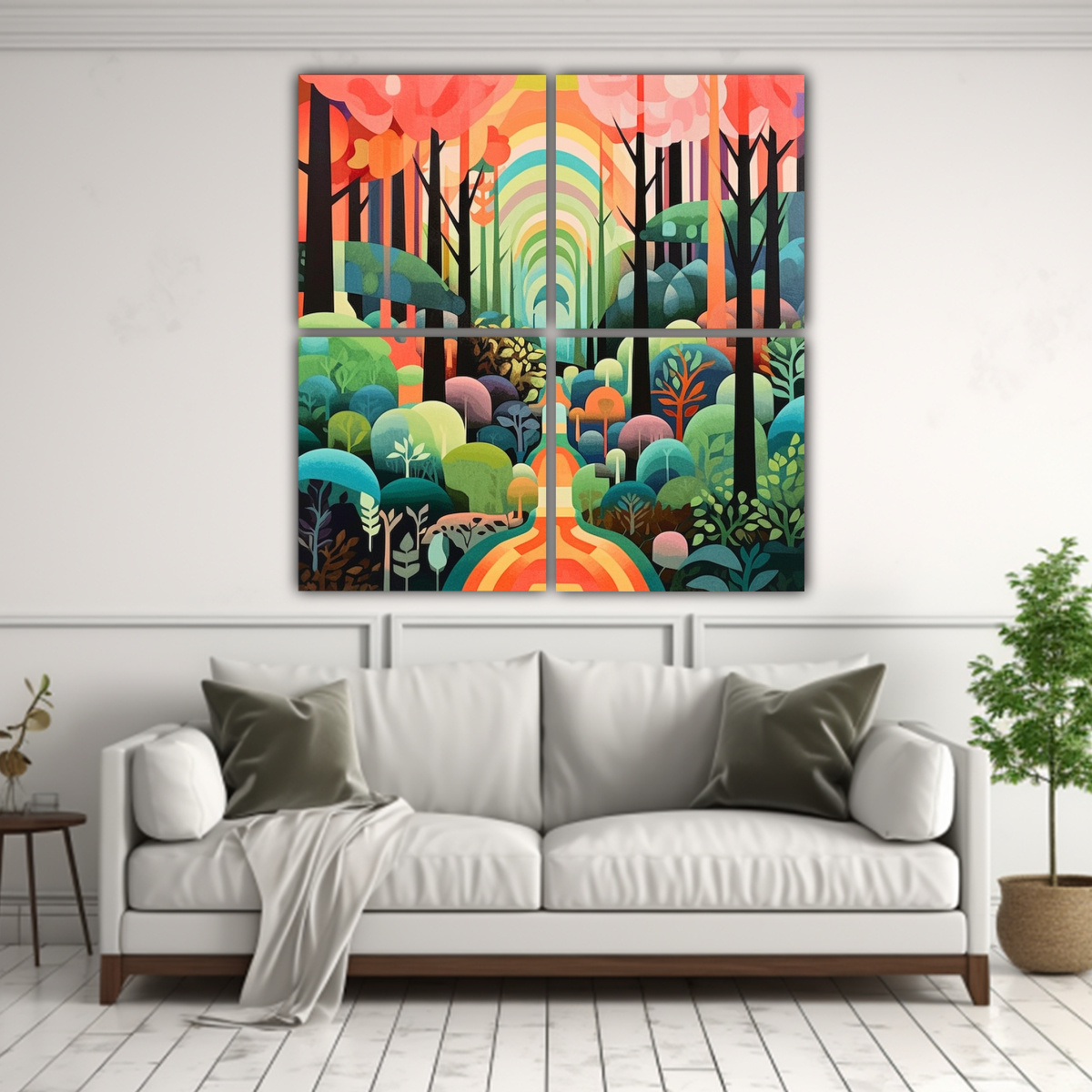 cuadros-elegantes-de-paisaje-forestal-y-cultura-pop-en-tonalidades-pastel-de-arte-completo-1