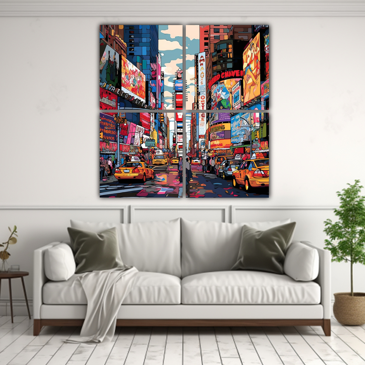 cuadros-inspiraci-n-sim-trica-estilo-caricatura-times-square-1