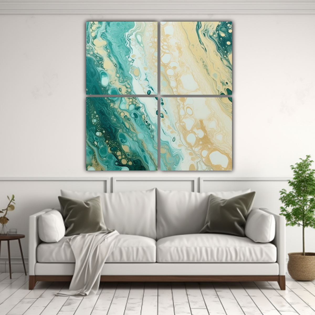 cuadros-modernos-composici-n-equilibrada-resina-fondo-crema-y-verde-1