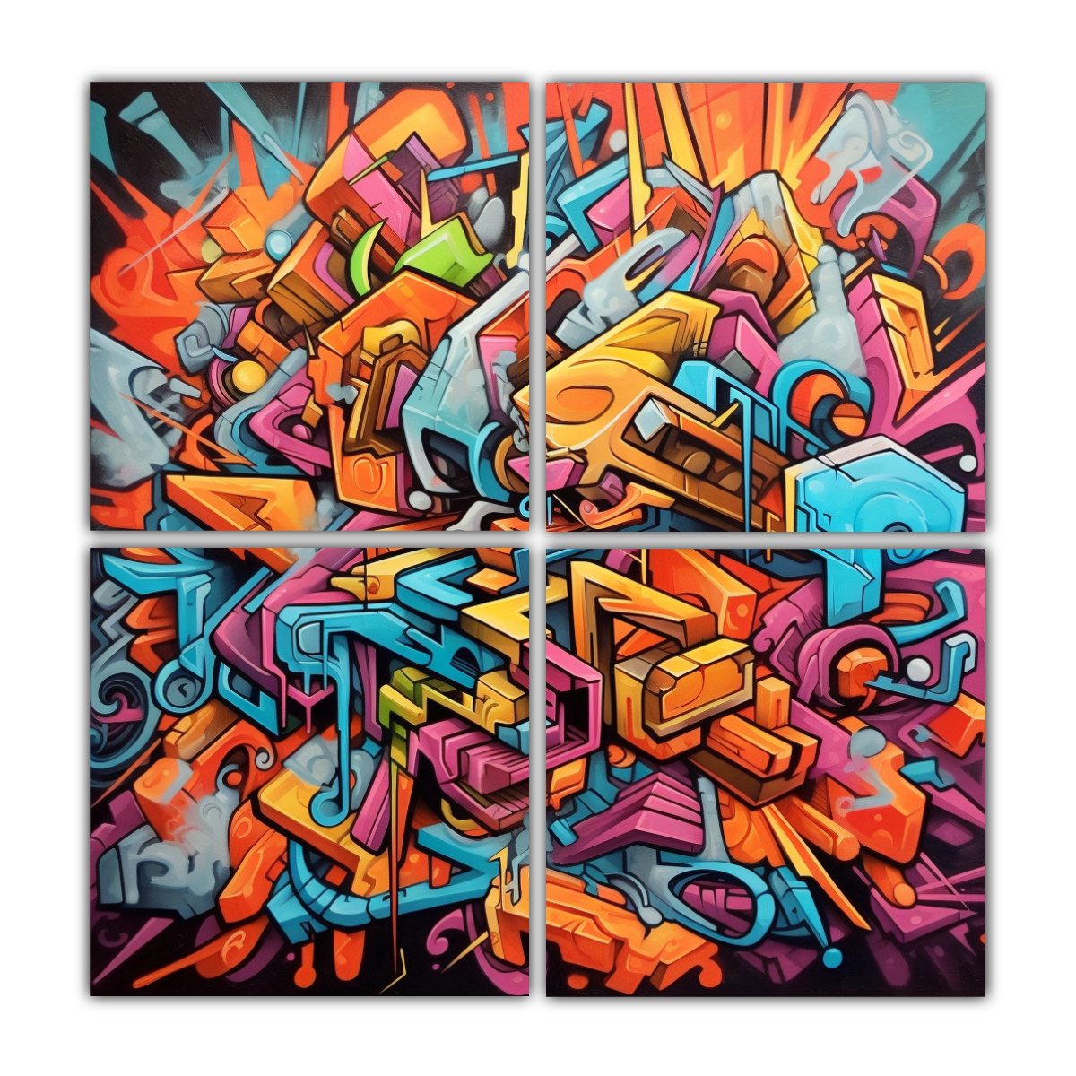 cuatro-canvas-patron-intenso-adorno-graffity-style-draw-12